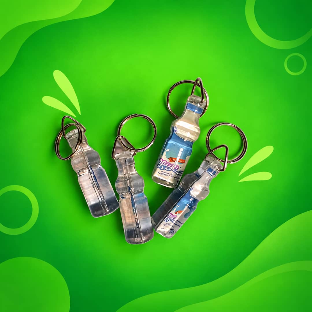 Mini Bottle Keyrings